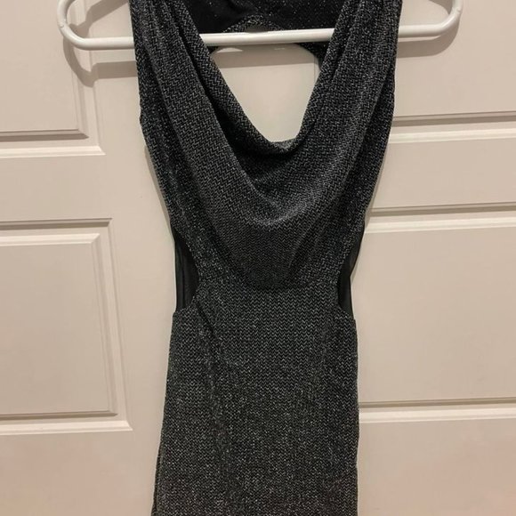 Sparkly Open Back Mini Dress - Picture 2 of 2